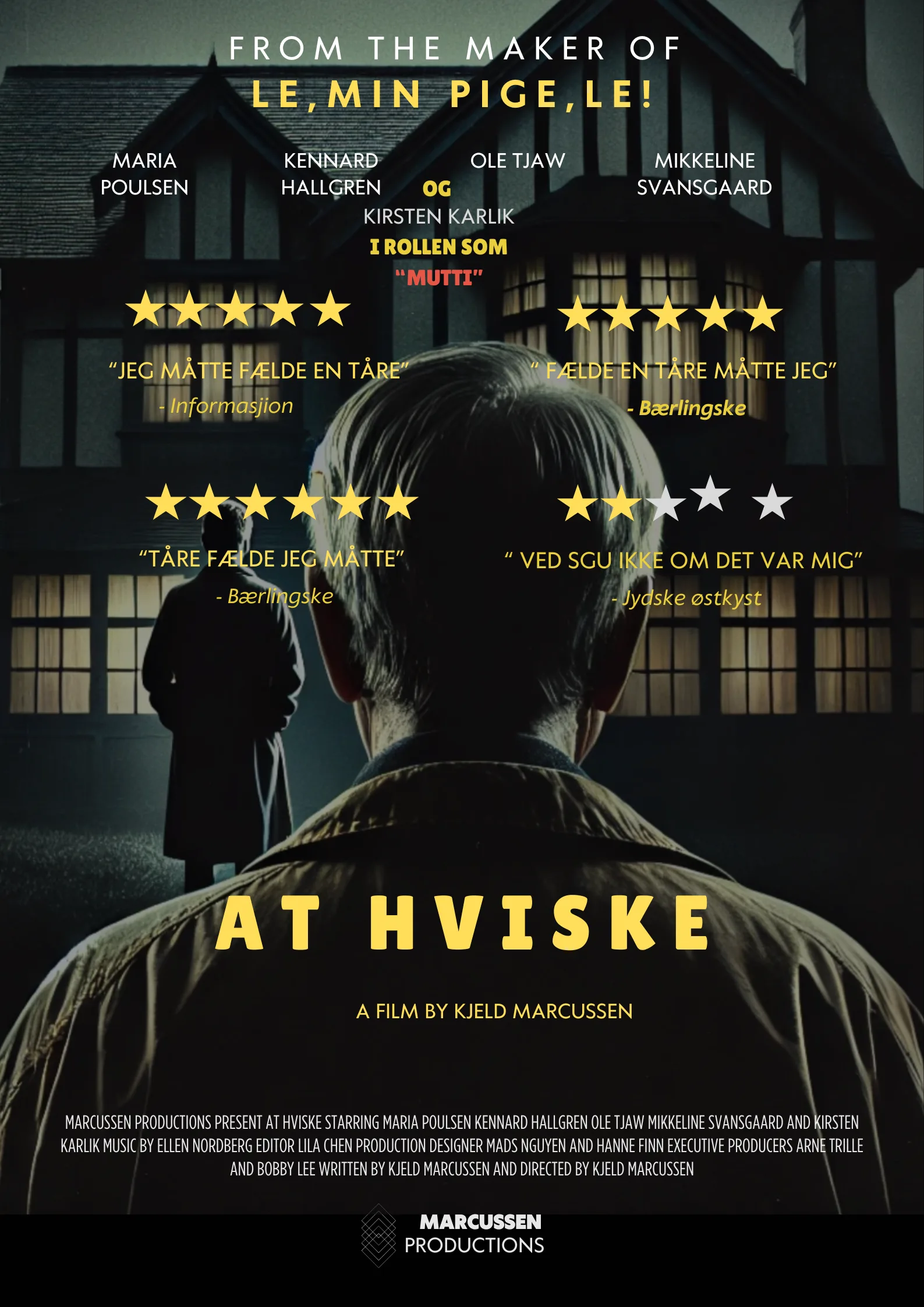 At Hviske - Plakat